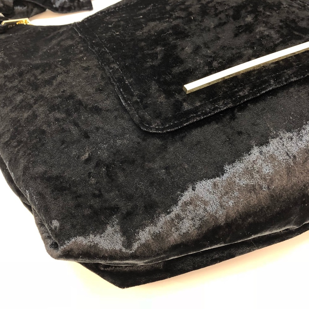 Steve Madden black velour hobo bag NWT - Picture 7 of 7